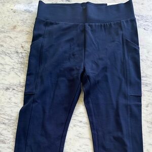 lou and grey loft blue leggings